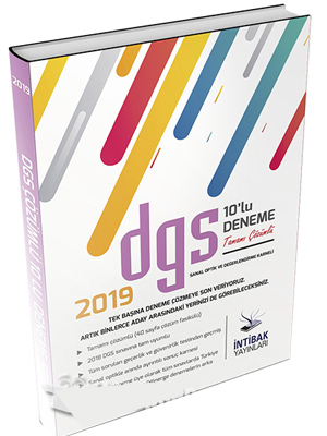 İntibak DGS Tamamı Çözümlü 10 Deneme Seti 2019
