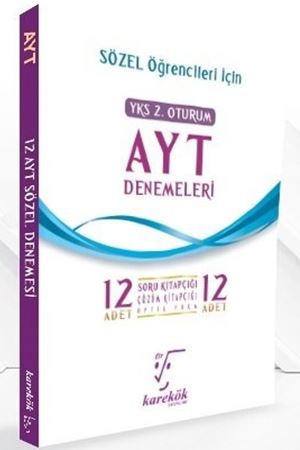 Karekok Ayt Sozel Ogrencileri Icin 12 Deneme