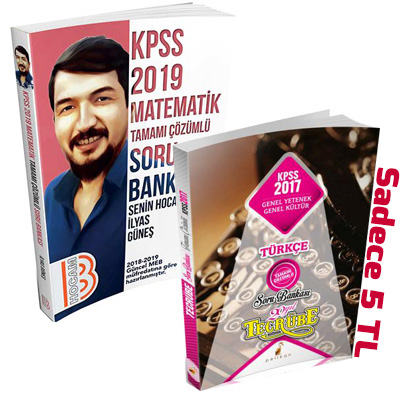 SÜPER FİYAT Benim Hocam KPSS Matematik Soru Bankası + Tecrübe KPSS Türkçe Soru Bankası Seti
