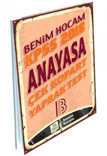 Benim Hocam KPSS Anayasa Çek Kopart Yaprak Test 2018
