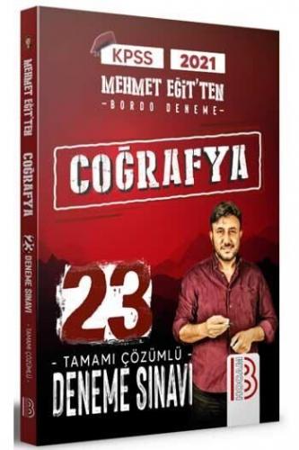 Benim Hocam Yayınları 2021 KPSS Coğrafya Tamamı Çözümlü 23 Deneme Sınavı