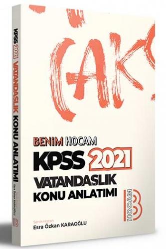 Benim Hocam Yayınları 2021 KPSS Vatandaşlık Konu Anlatımı
