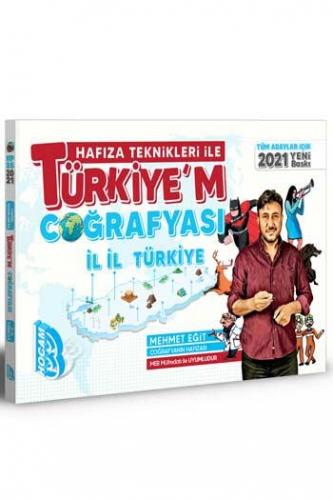 Benim Hocam Yayınları 2021 Tüm Adaylar İçin Hafıza Teknikleri İle Türkiye'm Coğrafyası