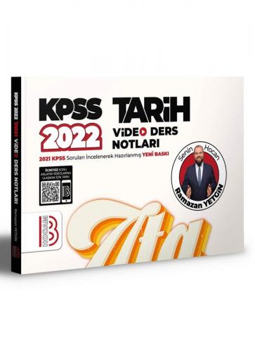 Benim Hocam Yayınları 2022 KPSS Tarih Video Ders Notları