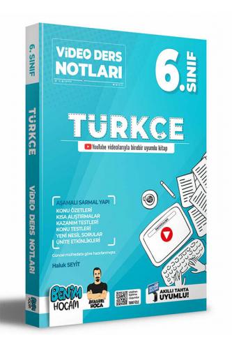 Benim Hocam Yayınları 6.Sınıf Türkçe Video Ders Notları Konu Anlatımı 