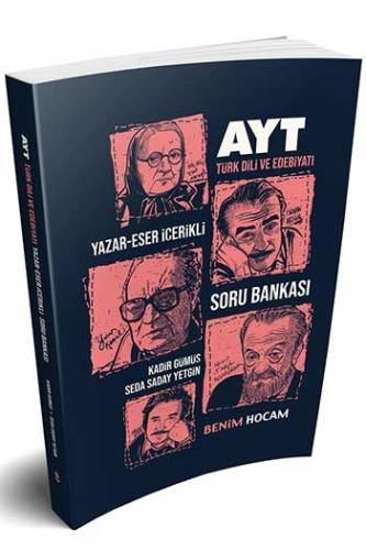 Benim Hocam Yayınları AYT Türk Dili ve Edebiyatı Yazar-Eser İçerikli Soru Bankası