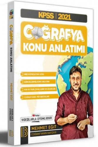 Benim Hocam Yayınları KPSS 2021 Coğrafya Konu Anlatımı Mehmet Eğit