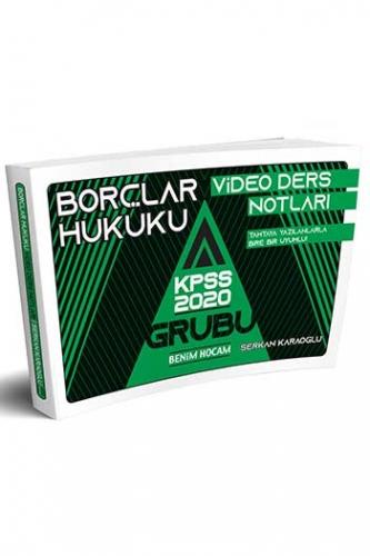 KAMPANYALI Benim Hocam Yayınları 2020 KPSS A Grubu Borçlar Hukuku Video Ders Notları