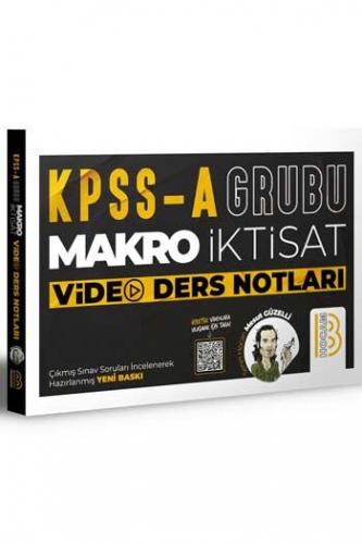 Benim Hocam Yayınları KPSS A Grubu Makro İktisat Video Ders Notları