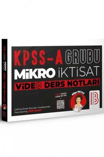 Benim Hocam Yayınları KPSS A Grubu Mikro İktisat Video Ders Notları
