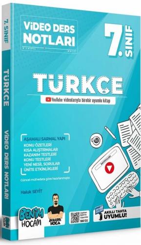 Benim Hocam Yayınları 7. Sınıf Türkçe Video Ders Notları ve Konu Anlat