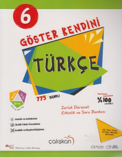 Çalışkan Yayınları 6. Sınıf Türkçe Göster Kendini Soru Bankası