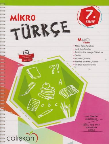 Çalışkan Yayınları 7. Sınıf Mikro Türkçe