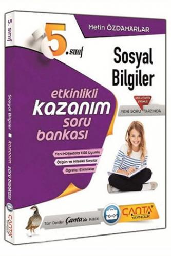 Çanta 5. Sınıf Sosyal Bilgiler Etkinlikli Kazanım Soru Bankası