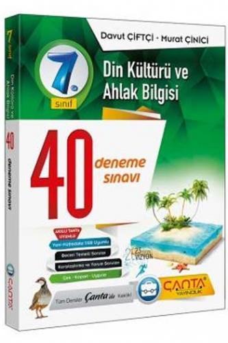 ​Çanta Yayınları 7. Sınıf Din Kültürü ve Ahlak Bilgisi 40 Deneme Murat