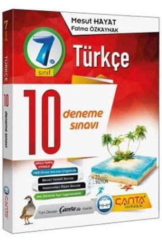 ​Çanta Yayınları 7. Sınıf Türkçe 10 Deneme Fatma Özkaynak
