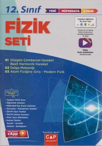 Çap Yayınları 12. Sınıf Fizik Anadolu Lisesi Seti Komisyon