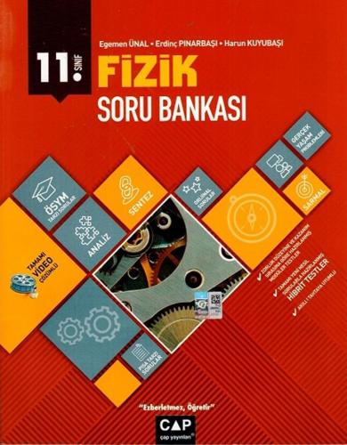 Çap Yayınları 11. Sınıf Anadolu Lisesi Fizik Soru Bankası Egemen Ünal
