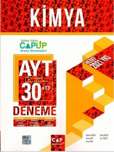 Çap Yayınları AYT Kimya 30 x 13 Up Deneme