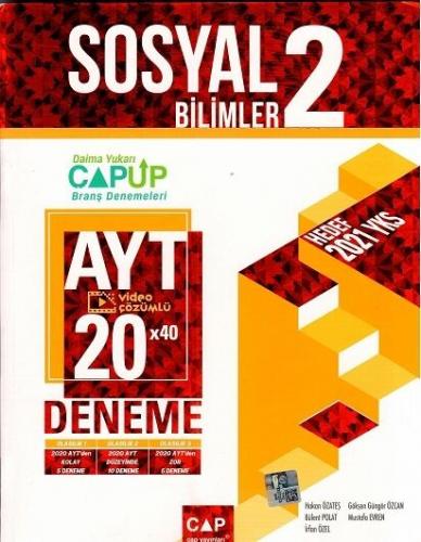 Çap Yayınları AYT Sosyal Bilimler 2 Up 20 x 40 Deneme Komisyon