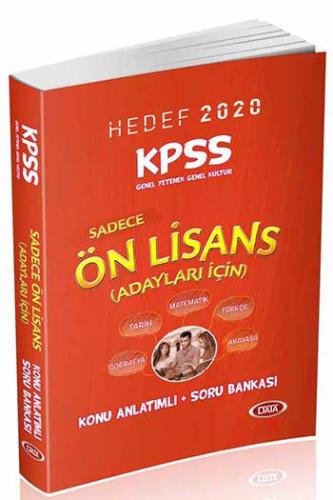 Data Yayınları 2020 KPSS Ön Lisans Genel Yetenek Genel Kültür Konu Anlatımlı Soru Bankası