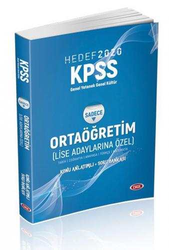 Data Yayınları 2020 KPSS GK GY Ortaöğretim Lise Adaylarına Özel Konu Anlatımlı Soru Bankası
