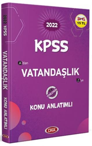 Data Yayınları 2022 KPSS Vatandaşlık Konu Anlatımı