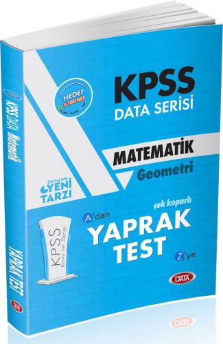 Data KPSS Matematik Çek Kopar Yaprak Test 2019