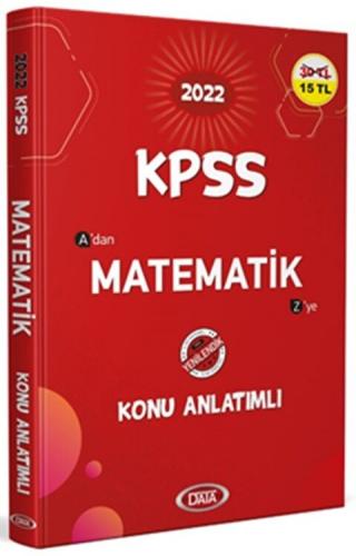 Data Yayınları 2022 KPSS Matematik Konu Anlatımlı