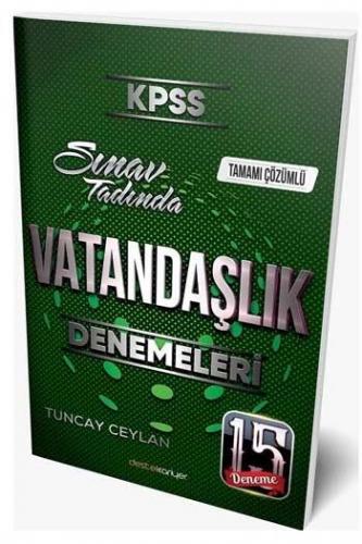 Destek Kariyer Yayınları 2021 KPSS Vatandaşlık Çözümlü 15 Deneme