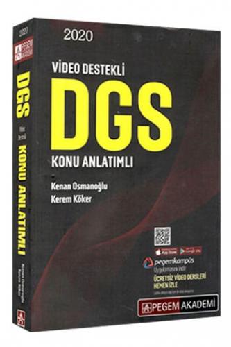 Pegem Yayınları 2020 DGS Konu Anlatımlı