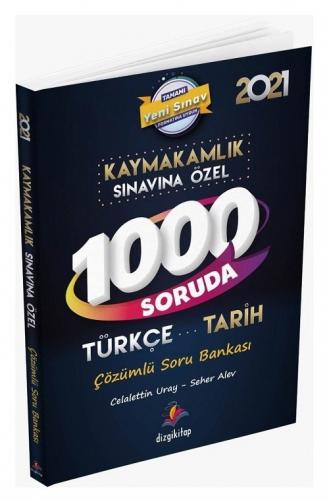 Dizgi Kitap 2021 Kaymakamlık 1000 Soruda Türkçe Tarih Soru Bankası Çözümlü
