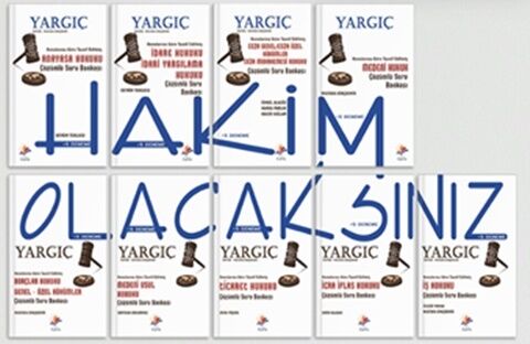 Dizgi Kitap 2021 Adli Hakimlik YARGIÇ Soru Bankası Seti Çözümlü - 5 Deneme
