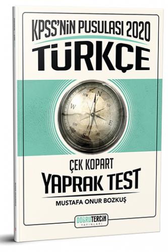 Doğru Tercih Yayınları 2020 KPSS'nin Pusulası Türkçe Çek Kopart Yaprak Test