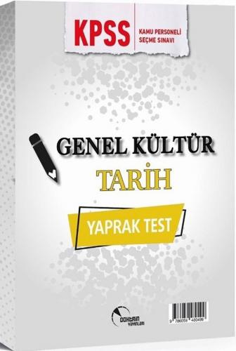 Doktrin Yayınları KPSS Genel Kültür Tarih Yaprak Test