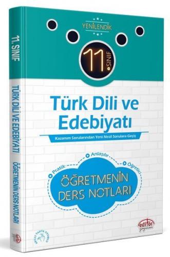 Editör Yayınları 11. Sınıf Türk Dili ve Edebiyatı Öğretmenin Ders Notl