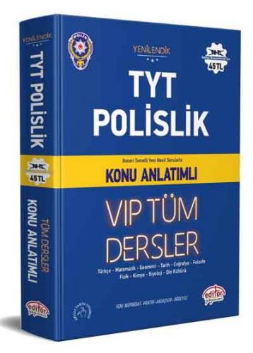 Editör Yayınları TYT Polislik VIP Tüm Dersler Konu Anlatımlı