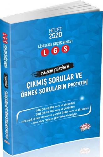 Editör Yayınları LGS Çıkmış Sorular ve Örnek Soruların Prototipi Komis