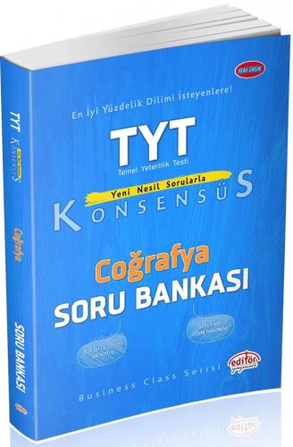 Editör Yayınları TYT Coğrafya Konsensüs Soru Bankası Kolektif