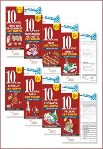 Eğitim Dünyası 10. Sınıf Yaprak Testi Seti