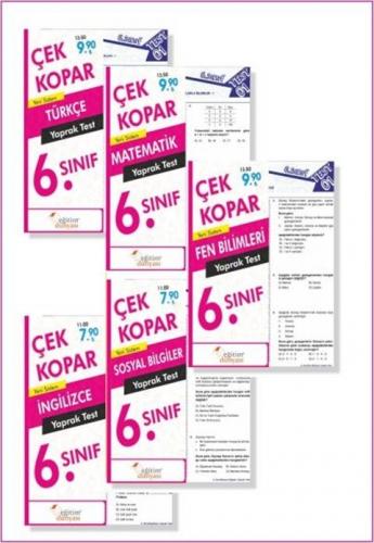 Eğitim Dünyası 6. Sınıf Yaprak Testi Seti