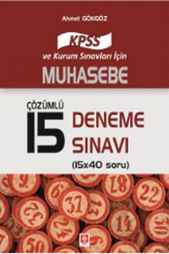 Ekin KPSS A Grubu Muhasebe Çözümlü 15 Deneme %11 indirimli Ahmet Gökgö