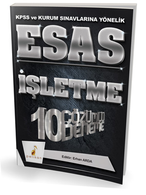 Esas İşletme 10 Çözümlü Deneme KPSS ve Kurum Sınavlarına Yönelik 2018
