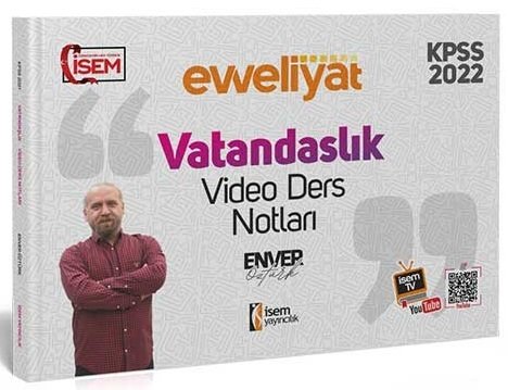 İsem Yayınları 2022 KPSS Vatandaşlık Evveliyat Video Ders Notları