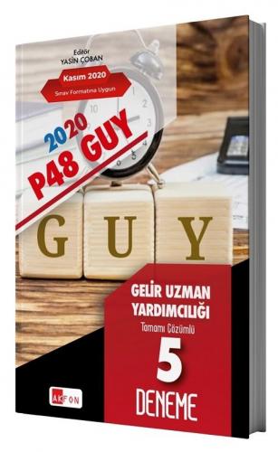 Akfon Yayınları 2020 P48 GUY Gelir Uzman Yardımcılığı 5 Deneme Çözümlü