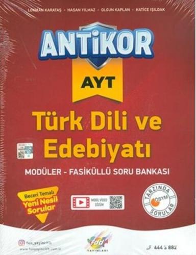 Fdd Yayınları AYT Türk Dili ve Edebiyatı Antikor Modüler Fasiküllü Sor