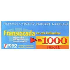Fono Fransızcada İlk 1000 Sözcük Kartları %20 indirimli