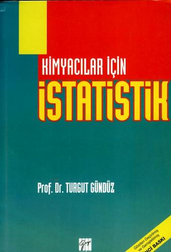 Kimyacılar İçin İstatistik Turgut Gündüz