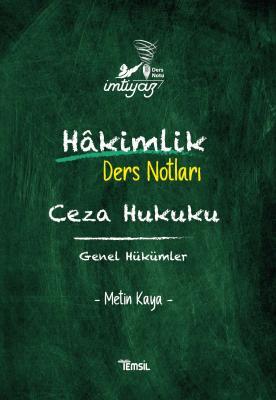 İMTİYAZ Ceza Hukuku Genel Ders Notları