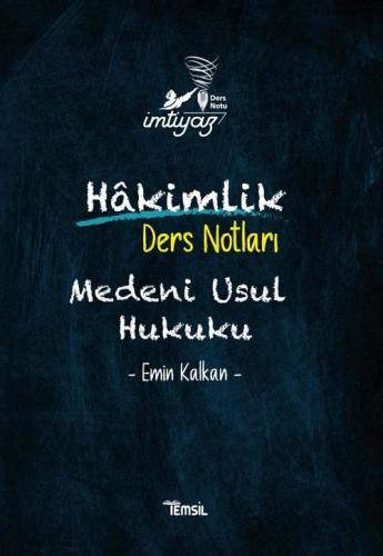 Temsil Yayınları Hakimlik İMTİYAZ Medeni Usul Hukuku Ders Notları